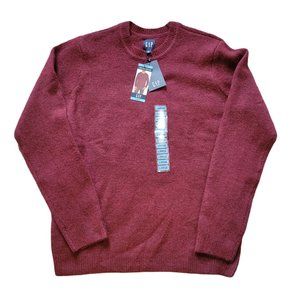 Gap Burgundy Pullover Sweater Crew Neck Men's Size Large